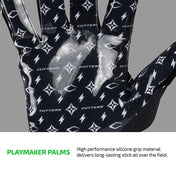 PLAYMAKER PALMS - High performance silicone grip material delivers long-lasting stick all over the field.