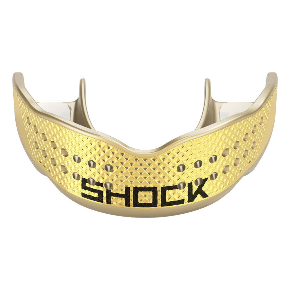 Trash Talker Gold Chrome Mouthguard – Shock Doctor