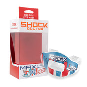 Shock Doctor ICEE Drip Max AirFlow Football Mouthguard Packaging (Cherry Flavor) - One Size Fits Most | $50K Dental Warranty