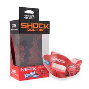 Shock Doctor Kool-Aid Max AirFlow Football Mouthguard Packaging (Cherry Flavor) - One Size Fits Most | $50K Dental Warranty