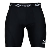 Shock Doctor Black Compression Shorts - Front View