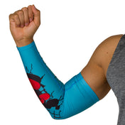 Shock Doctor Kool-Aid Tropical Punch Compression Arm Sleeve - Side View on Athlete