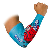 Shock Doctor Kool-Aid Tropical Punch Compression Arm Sleeve - Side View on Athlete