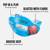 Kool-Aid Max Airflow Tech Callouts (Tropical Punch Flavor): 1) Pop In & Play - No boiling required 2) Blasted With Flavor - Explosion of flavor while you hit the fields 3) Breathe Deep - Extra-large breathing channel