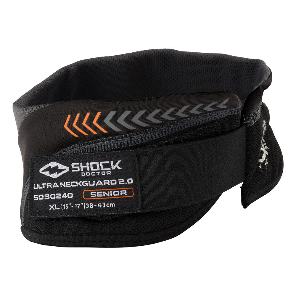 Shock Doctor Unisex Ultra 2.0 Hockey Neck Guard - Back Angle View