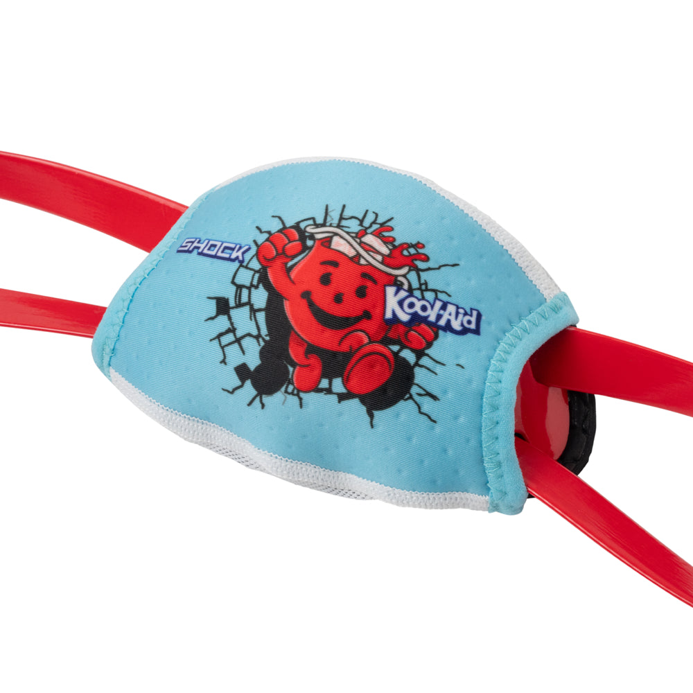Shock Doctor Showtime LE Kool-Aid Tropical Punch Strap Cover - Front Angle View With Straps