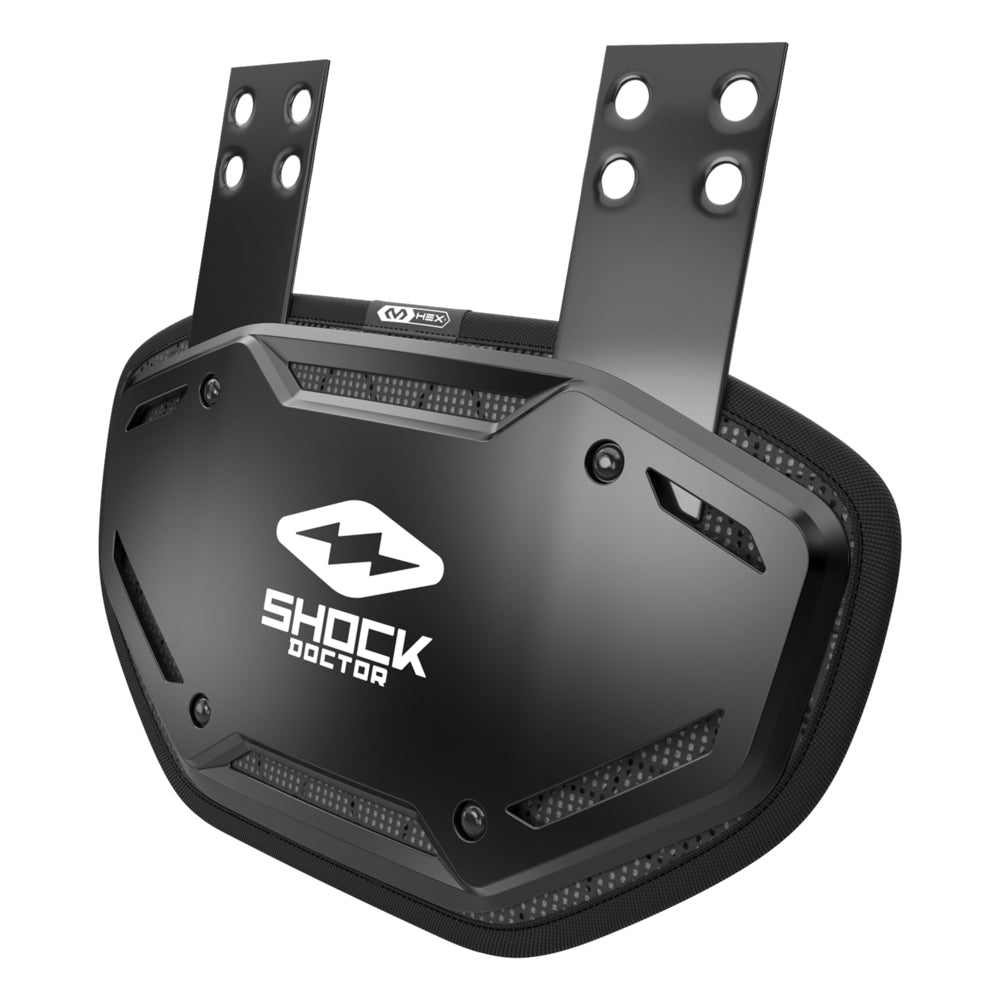 Shock Doctor Showtime Black Back Plate - Front View