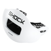 Shock Doctor Max AirFlow Football Mouthguard - White/Black - Front View