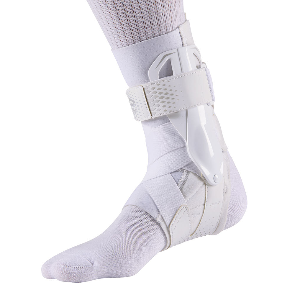 Shock Doctor L3 Ankle Brace - White - Inside of ankle view