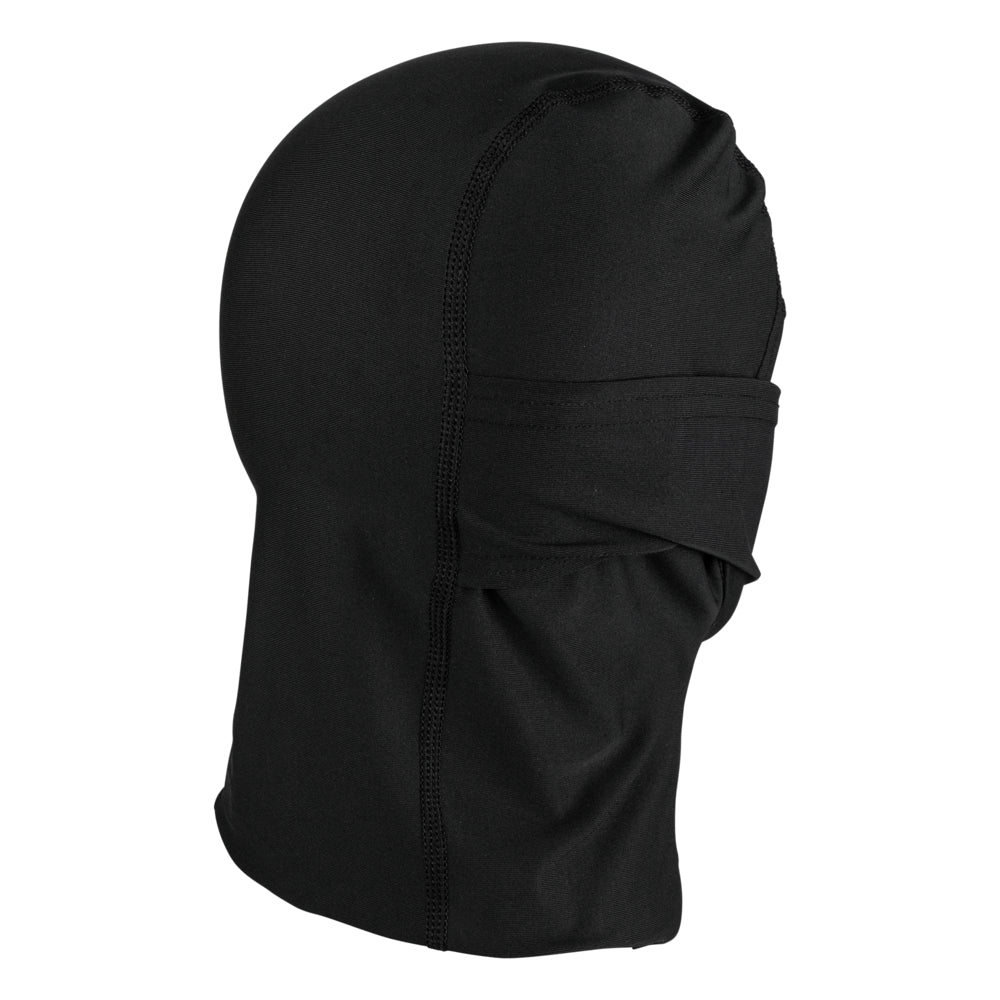Shock Doctor Solid Black Ski Mask - Side View