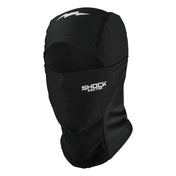 Shock Doctor Solid Black Ski Mask - Front View