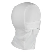 Shock Doctor Solid White Ski Mask - Side View