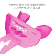 Shock Doctor Thunder Bolt Lip Guard - Comfortable, one-piece design that works with braces