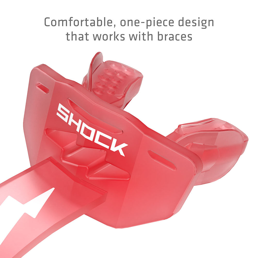 Shock Doctor Thunder Bolt Lip Guard - Comfortable, one-piece design that works with braces