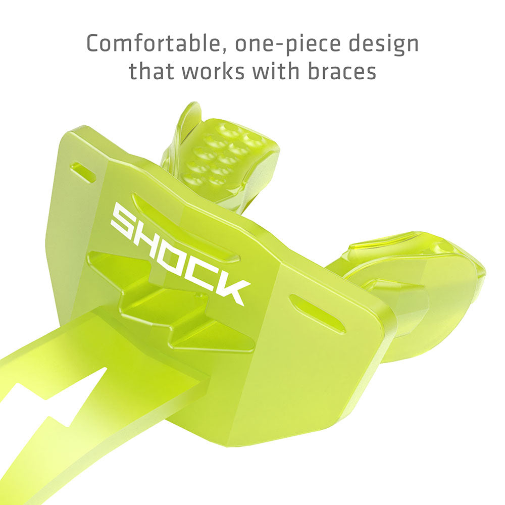 Shock Doctor Thunder Bolt Lip Guard - Comfortable, one-piece design that works with braces