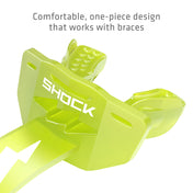 Shock Doctor Thunder Bolt Lip Guard - Comfortable, one-piece design that works with braces