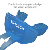 Shock Doctor Thunder Bolt Lip Guard - Comfortable, one-piece design that works with braces