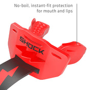 Shock Doctor Thunder Bolt Lip Guard - No-boil, instant-fit protection for mouth and lips