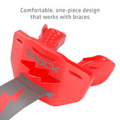 Shock Doctor Thunder Bolt Lip Guard - Comfortable, one-piece design that works with braces
