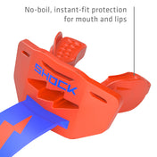 Shock Doctor Thunder Bolt Lip Guard - No-boil, instant-fit protection for mouth and lips