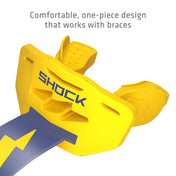 Shock Doctor Thunder Bolt Lip Guard - Comfortable, one-piece design that works with braces