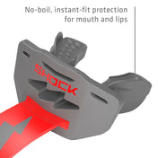 Shock Doctor Thunder Bolt Lip Guard - No-boil, instant-fit protection for mouth and lips
