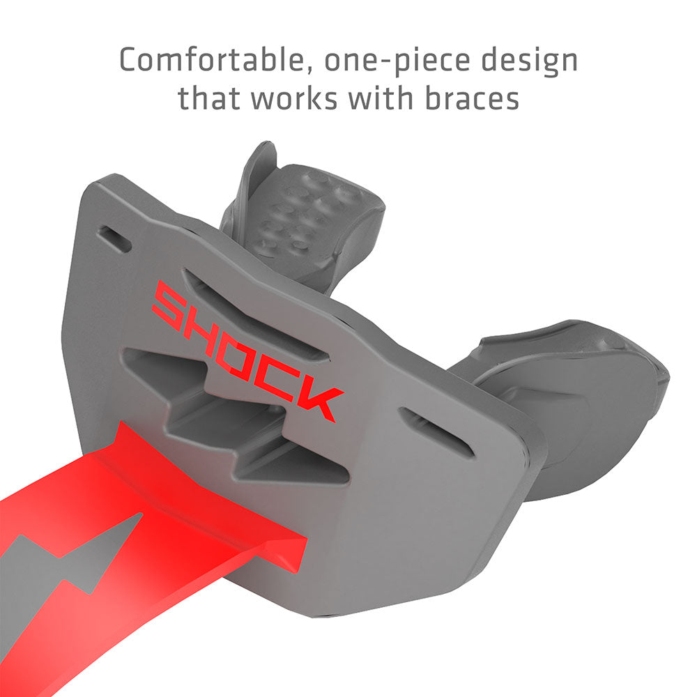 Shock Doctor Thunder Bolt Lip Guard - Comfortable, one-piece design that works with braces