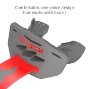 Shock Doctor Thunder Bolt Lip Guard - Comfortable, one-piece design that works with braces