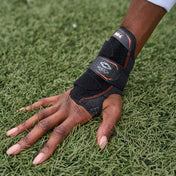 Athlete Showcasing Wrist 3-Strap Support - Back of Palm View