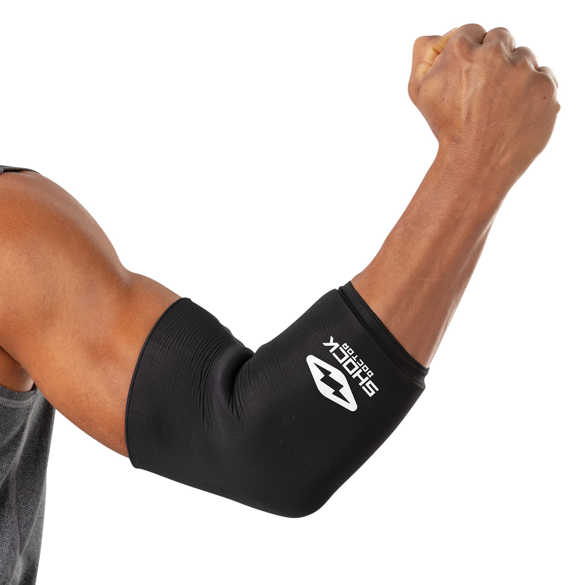 Shock Doctor Flex Ice Therapy Universal Sleeve - Shown on Elbow