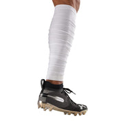 Shock Doctor Showtime Scrunch Leg Sleeves - White - Single Leg - Side View