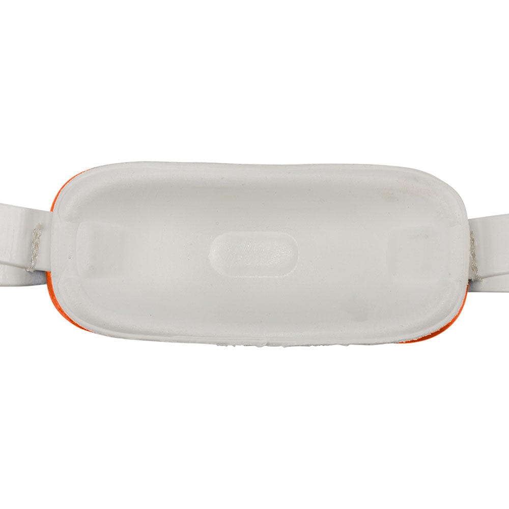 Shock Doctor Core Chin Strap - Orange - Detail Back View of Contour Foam Liner