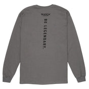 Shock Doctor Legendary Long Sleeve Shirt - Grey - Back of Shirt