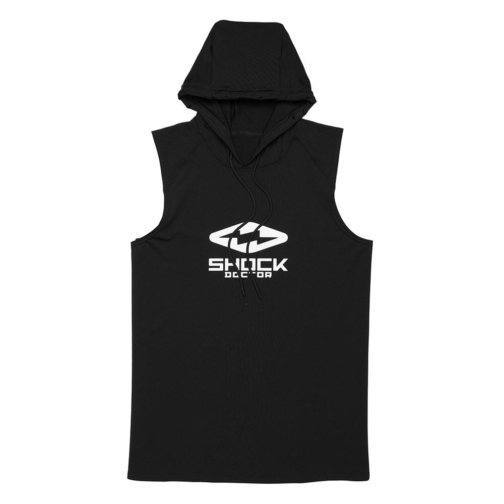 Shock Doctor Performance Sleeveless Hoodie in Black