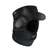 Shock Doctor Quick-On™ Knee Support with Versatile Over Wrap System™ - Front Angle View with Straps Open
