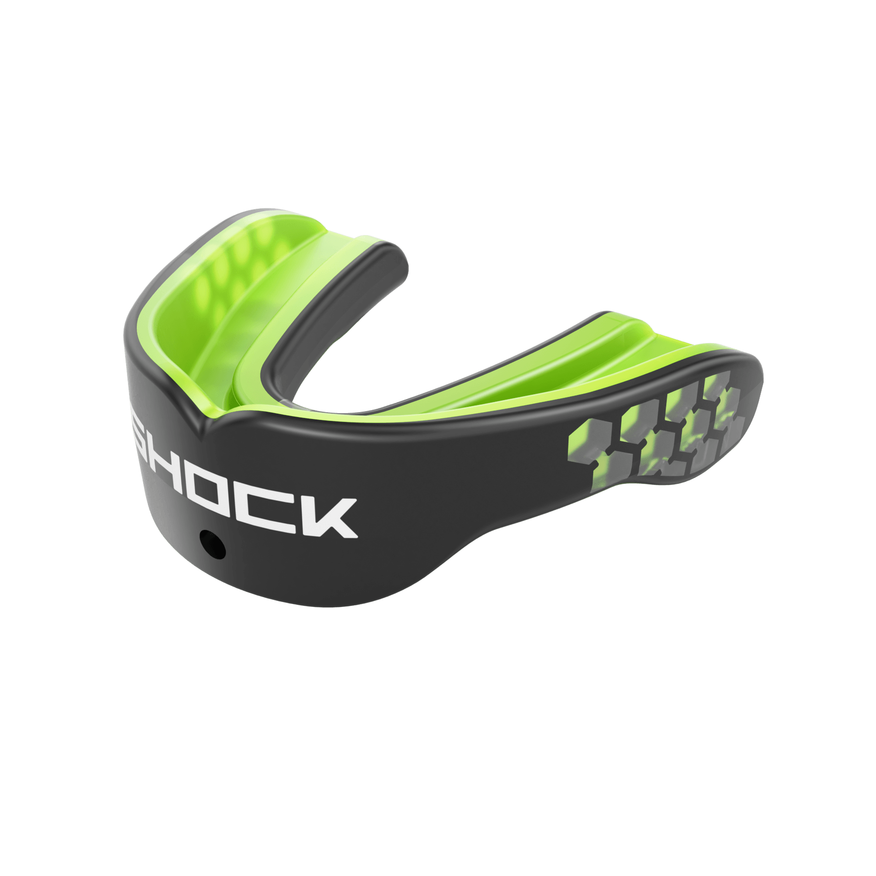 Shock Doctor Gel Max Power Flavor Fusion Mouthguard - Lemontensity - Angle View