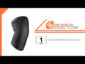 Video for Fitting Instructions for Shock Doctor Knee Compression Sleeve with Closed Patella