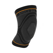 Shock Doctor Compression Knit Knee Sleeve with Gel Support - Front View