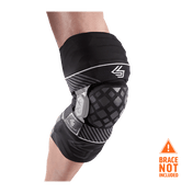 Shock Doctor Bio-Logix™ Padded Sleeve - Front Hero View (with Warning That Bio-Logix™  Knee Brace is Not Included)