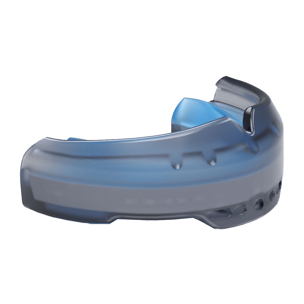 Shock Doctor Ultra Braces Black Mouthguard - Side Angle View