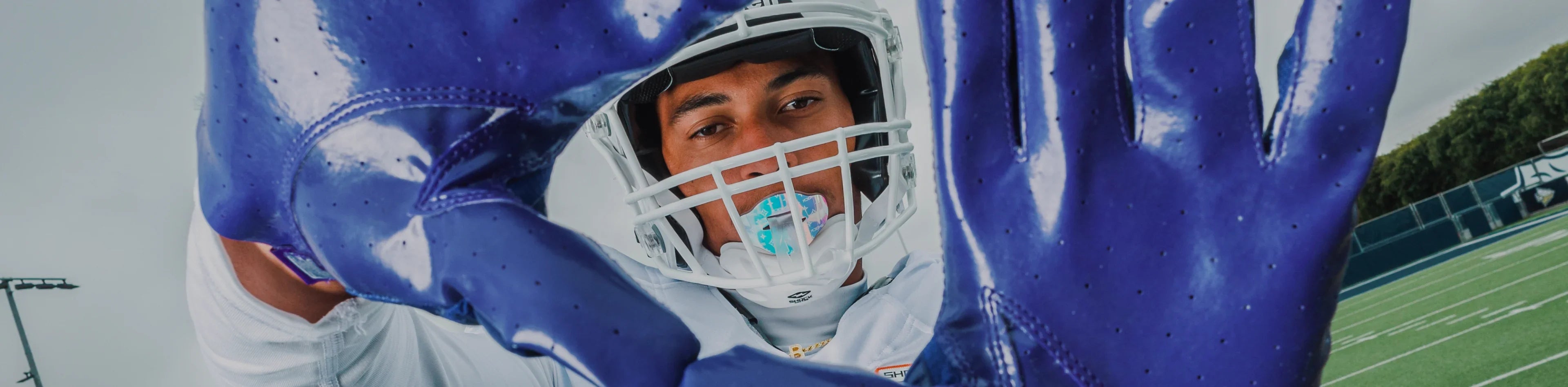 Shock Doctor Football Lip Guards and Mouthguards Product Collection Header