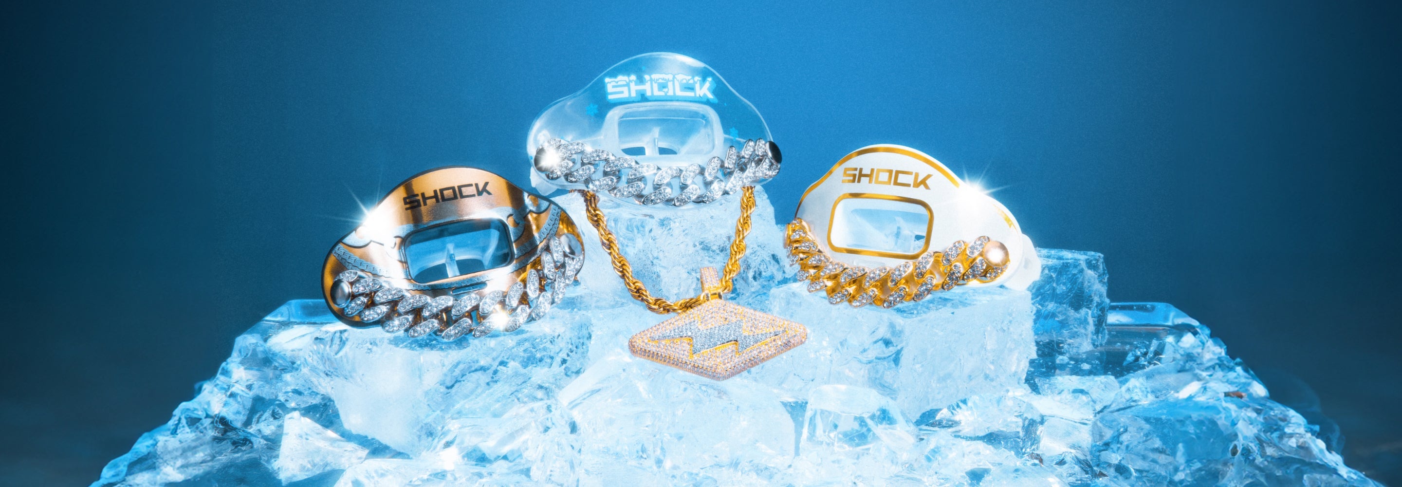 Shock Doctor Iced Out Collection - Lip Guards and Mouthguards