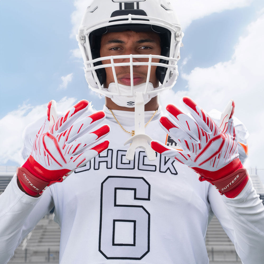 Red Receiver Gloves