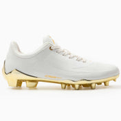 Phenom Elite Quantum Carbon Football Cleats - White/Gold - Right Outer