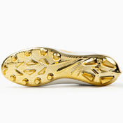 Phenom Elite Quantum Carbon Football Cleats - White/Gold - SprintSense+ Carbon Fiber Traction Plate