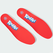 Kool-Aid Mixed Berry cleat insoles by Phenom Elite, red with the Kool-Aid logo