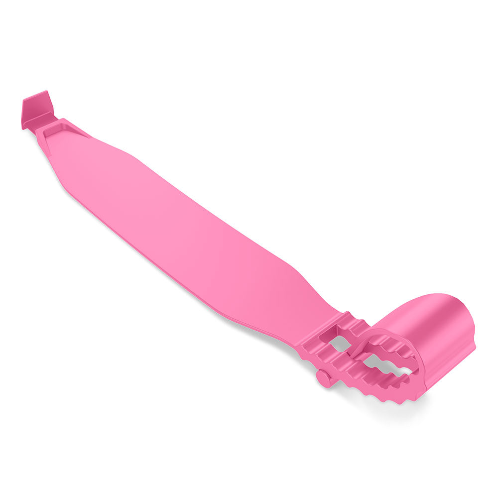 Pink Football Tether that comes with Shock Doctor Chrome Divine Drip Max AirFlow Football Mouthguard