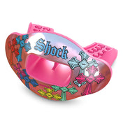 Shock Doctor Chrome Divine Drip Max AirFlow Football Mouthguard - Pink Divine Drip - Front Hero View