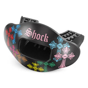 Shock Doctor Divine Drip Max AirFlow Football Mouthguard - Black - Front Hero View