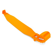 Shock Doctor Max AirFlow football mouthguard detachable helmet tether in Shock Orange